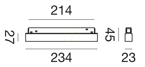 Kontrola GFA1280 Gea Luce – kolejnicové svítidlo