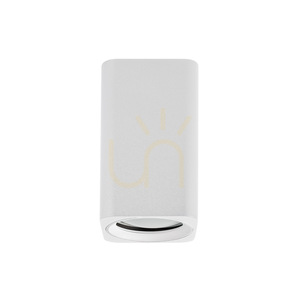 Čtvercové přisazené bodové svítidlo GFA1620 GU10 bílé 6x6 cm naklápěcí Gea Luce small 0