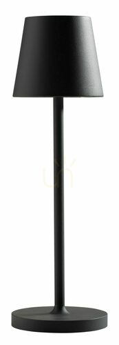 Kontrola Bezdrátová stolní lampa Gea Luce GLS030, LED 3 W, 300 lm, 3000 K, IP54, antracitová