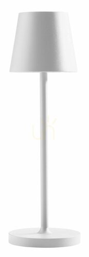 Kontrola GLS032 Bílá venkovní stojací lampa Gea Luce, IP54
