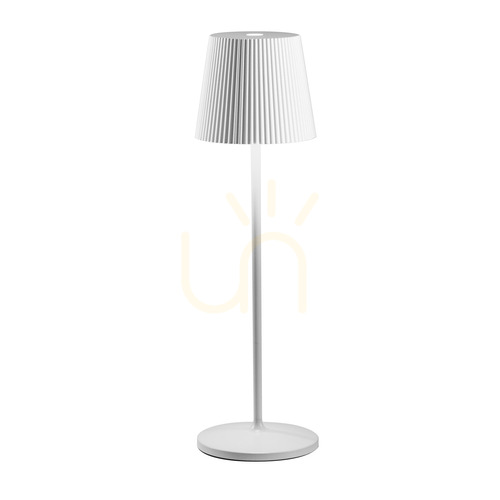 Kontrola GLS051 Bílá venkovní stojací lampa Gea Luce, IP54
