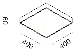 Bílé stropní svítidlo GPL310C od Gea Luce small 1