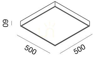 Bílé stropní svítidlo GPL311C od Gea Luce small 1