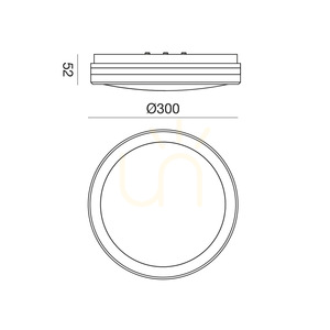 GPL343 Černé venkovní stropní svítidlo Gea Luce, IP65 small 1
