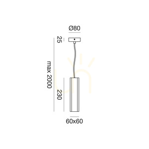 Závěsné svítidlo GSO100 White Gea Luce small 1