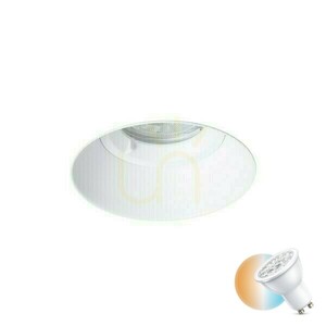 IPSO R IP65 stropní svítidlo - bílé, zapuštěné, LED GU10 9W do koupelny small 0