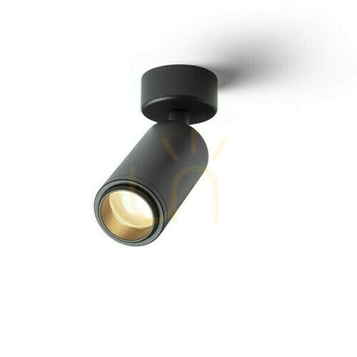 Kontrola Optimus stropní povrchové svítidlo černé 230 V Led Gu10 9 W 10 50°.