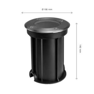 Lucca Connect Gu10 250 V Ip67 Fi110x140 šedá kulatá zem, stropní, příčník small 3