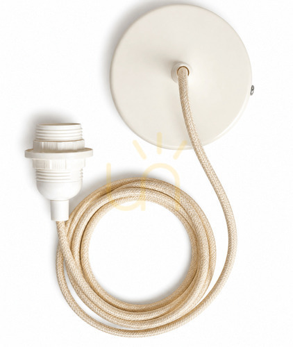 Kontrola Přívěsek světla Lunares Lunhold 50 cm bílý E27, SKU LUN-LLH-WW-50