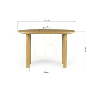 Psací stůl/konzole LORENTO, 120 cm, dýha z přírodního dubu Nova Nook 2 Psací stůl/konzole LORENTO, 120 cm, dýha z přírodního dubu Nova Nook small 2
