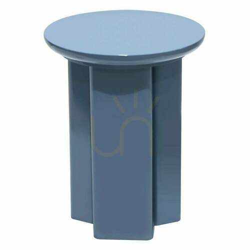Kontrola Odkládací stolek RIEB, 40 cm, „dusty blue“, lesklý, Nova Nook