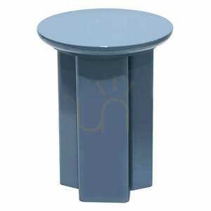 Odkládací stolek RIEB, 40 cm, „dusty blue“, lesklý, Nova Nook 1 Odkládací stolek RIEB, 40 cm, „dusty blue“, lesklý, Nova Nook small 1