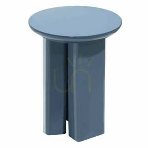 Odkládací stolek RIEB, 40 cm, „dusty blue“, lesklý, Nova Nook 0 Odkládací stolek RIEB, 40 cm, „dusty blue“, lesklý, Nova Nook small 0