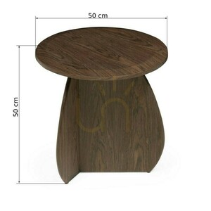Odkládací stolek OKUN, 50 cm, tmavý ořech, Nova Nook small 4