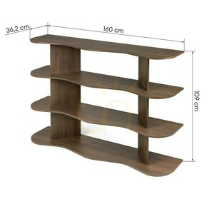 Nízká police RHIO, Villa Walnut, Nova Nook Wavy small 7