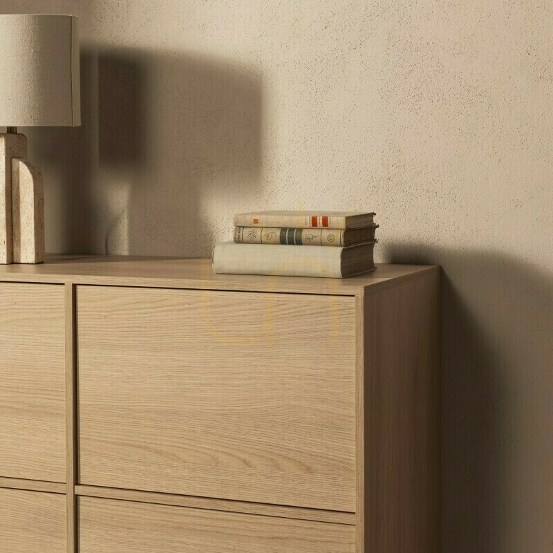 Zobrazit Čtyřdveřová komoda WASABI, Lindberg Nova Nook Oak Čtyřdveřová komoda WASABI, Lindberg Nova Nook Oak