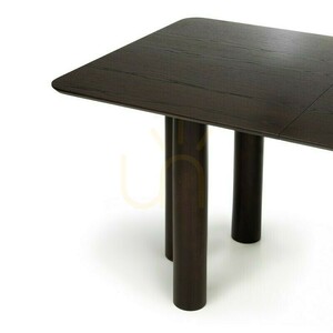 Rozkládací stůl LOALOA 140–200 cm, dubová dýha, ořech, bukové dřevo, zaoblený model Nova Nook small 7