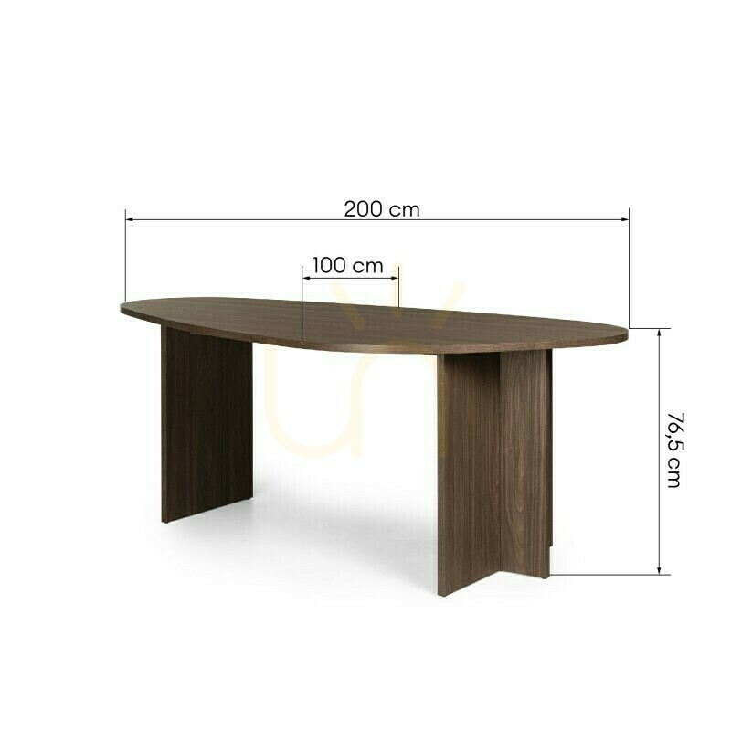 Pohled Stolová deska ZEV nepravidelného tvaru, 200 cm, Nova Nook Lincoln – ořech Stolová deska ZEV nepravidelného tvaru, 200 cm, Nova Nook Lincoln – ořech