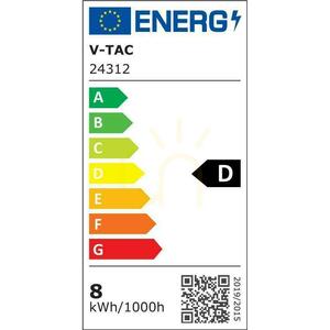 V-TAC LED 8 W IP44 černé venkovní nástěnné svítidlo VT-10180 3000 K 1100 lm 6 V-TAC LED 8 W IP44 černé venkovní nástěnné svítidlo VT-10180 3000 K 1100 lm small 6
