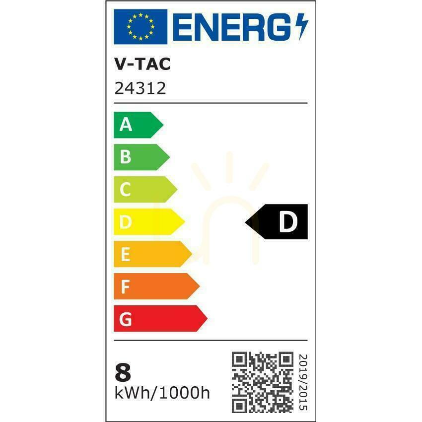 Pohled V-TAC LED 8 W IP44 černé venkovní nástěnné svítidlo VT-10180 3000 K 1100 lm V-TAC LED 8 W IP44 černé venkovní nástěnné svítidlo VT-10180 3000 K 1100 lm