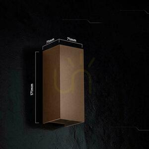 Venkovní nástěnné svítidlo nahoru-dolů V-TAC VT-120112-C 10W LED 1250lm CCT 3v1 IP65 corten small 5