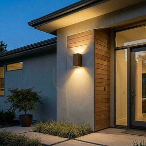 Venkovní nástěnné svítidlo nahoru-dolů V-TAC VT-120112-C 10W LED 1250lm CCT 3v1 IP65 corten small 6