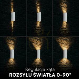 Nástěnné svítidlo V-TAC 10 W LED COB, bílé, IP65, nastavitelná teplota barev (VT-120113), 2700 K–3200 K–4000 K, 1250 lm 2 Nástěnné svítidlo V-TAC 10 W LED COB, bílé, IP65, nastavitelná teplota barev (VT-120113), 2700 K–3200 K–4000 K, 1250 lm small 2