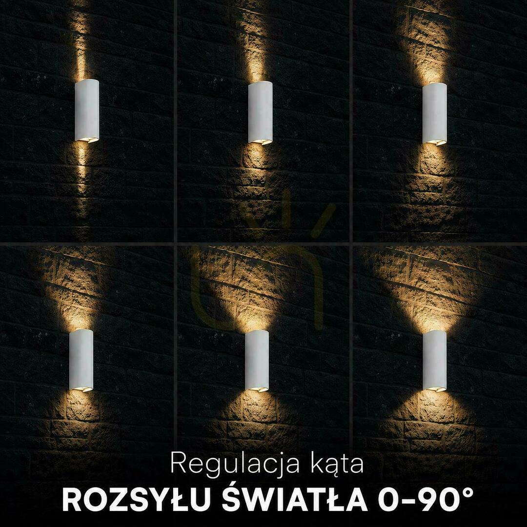 Náhled Nástěnné svítidlo V-TAC 10 W LED COB, bílé, IP65, nastavitelná teplota barev (VT-120113), 2700 K–3200 K–4000 K, 1250 lm Nástěnné svítidlo V-TAC 10 W LED COB, bílé, IP65, nastavitelná teplota barev (VT-120113), 2700 K–3200 K–4000 K, 1250 lm