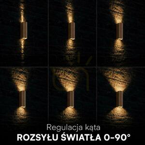 Nástěnné svítidlo V-TAC 10 W LED COB, hnědá barva Corten, IP65, nastavení barevné teploty CCT VT-120113 2700 K–3200 K–4000 K, 1250 lm small 2