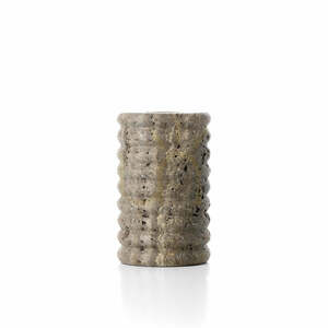 Svíčka z travertinu BAZAR BIZAR šedá M, 13,8 cm small 0