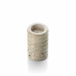 Svíčka BAZAR BIZAR Travertine Ripple béžová kámen velikost M 1 Svíčka BAZAR BIZAR Travertine Ripple béžová kámen velikost M small 1