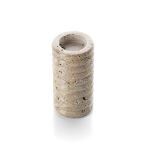 Svíčka BAZAR BIZAR travertinová béžová 12,5 cm small 3