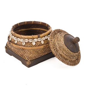 Proutěný koš BAZAR BIZAR Baskets přírodní hnědý 25 cm small 3