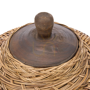 Proutěný koš BAZAR BIZAR Baskets přírodní hnědý 25 cm small 6