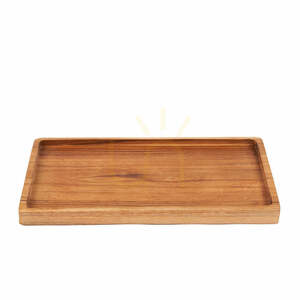 Podnos Bazar Bizar Gormandize teak přírodní 30×18 cm L small 0