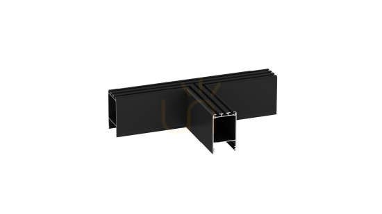 Kontrola Konektor LUMINES CLARO typu T, černý lakovaný povrch. Konektor LUMINES CLARO typu T, černý lakovaný povrch.