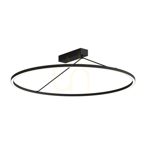 Stropní LED svítidlo 51 W, 3000 K, Triac, pískově černé, ZAMBELIS small 1