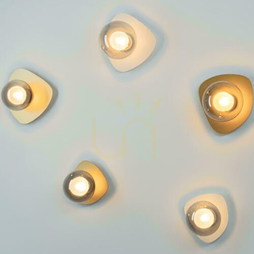 Kontrola Nástěnné svítidlo 1xG9 LED MAX 4 W, matná zlatá – kouřové sklo, ZAMBELIS