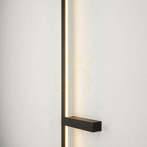 Kontrola Nástěnné LED svítidlo Zambelis 2584, strukturovaná černá, 91 cm, 40 W, 3000 K, TRIAC