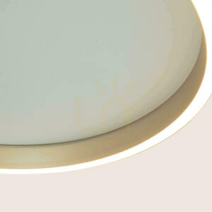 Stropní LED svítidlo 27 W, 2700 K–3000 K–4000 K, matná zlatá, ZAMBELIS small 1