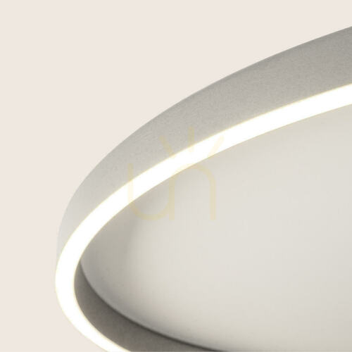 Kontrola Stropní LED svítidlo 41 W, 2700 K–3000 K–4000 K, matná stříbrná, ZAMBELIS