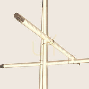 Závěsné LED svítidlo 20 W, 3000 K, matné zlato, ZAMBELIS small 1
