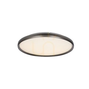 Stropní LED svítidlo 20 W, 2700 K–3000 K–4000 K, hliník – mikroprismatický akryl, šedá matná, ZAMBELIS small 0