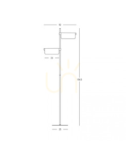Stojací LED lampa Zambelis 25194, kartáčovaná zlatá, 12 W, 3000 K small 4