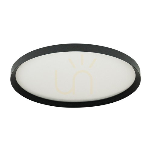Kontrola 42 W LED stropní svítidlo, 2700 K–3200 K–4000 K, DALI, Sandy Black – kov – hliník – mikroprismatický difuzor od firmy ZAMBELIS