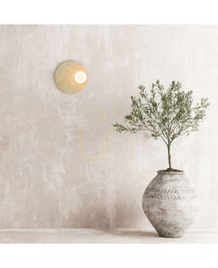 Nástěnné svítidlo Zambelis 25316 – přírodní kámen, opálové sklo, 30 cm, 1×G9 LED small 1