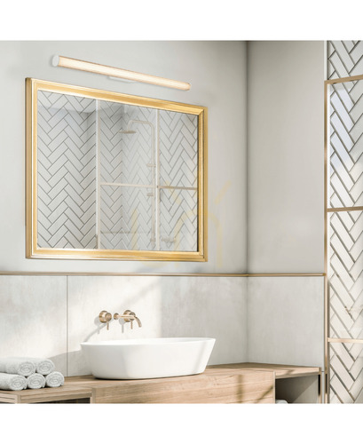 Kontrola LED koupelnové nástěnné svítidlo Zambelis 25457, bílé, 90 cm, 20 W, 3000/4000 K, IP44