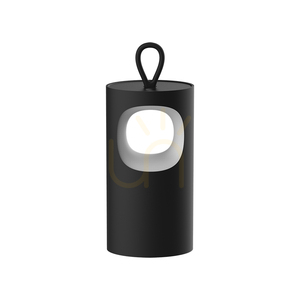 Venkovní přenosná stolní lampa LED 2 W, 2700 K, stmívání dotykem, černá matná, IP44, ZAMBELIS small 1