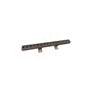 Stěnový reflektor s protisvětelným filtrem, 18 W, 24 V, 2700 K, tmavě hnědý hliník, IP65, ZAMBELIS small 1