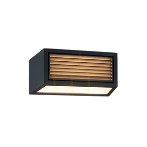 Venkovní nástěnná lampa s vypínačem, 1 x E27, max.. 15 W, IP54, hliník v grafitové barvě, ZAMBELIS small 1